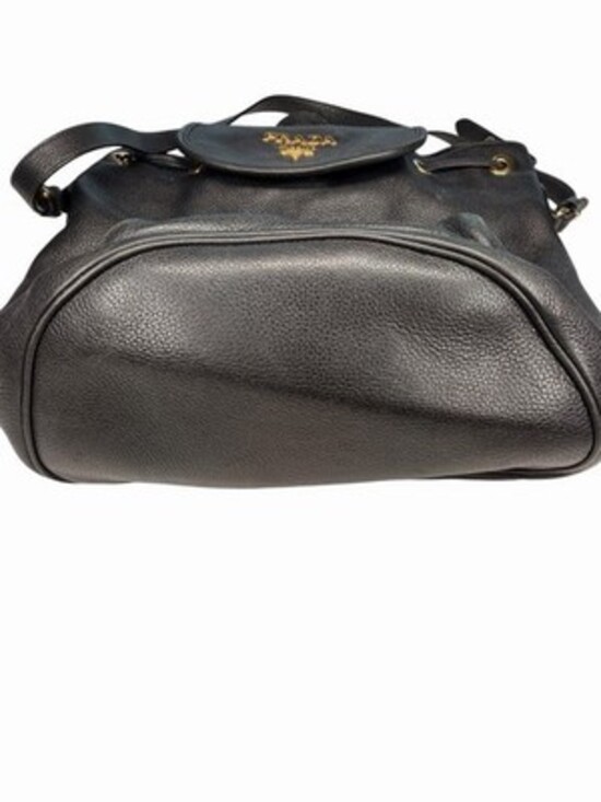 Prada Black Vitello Daino Bag Backpack See Info main image 13